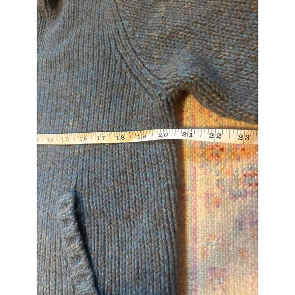 Eileen Fisher Wool Cashmere Blend Hooded Button Front Cardigan Medium - Picture 4 of 8